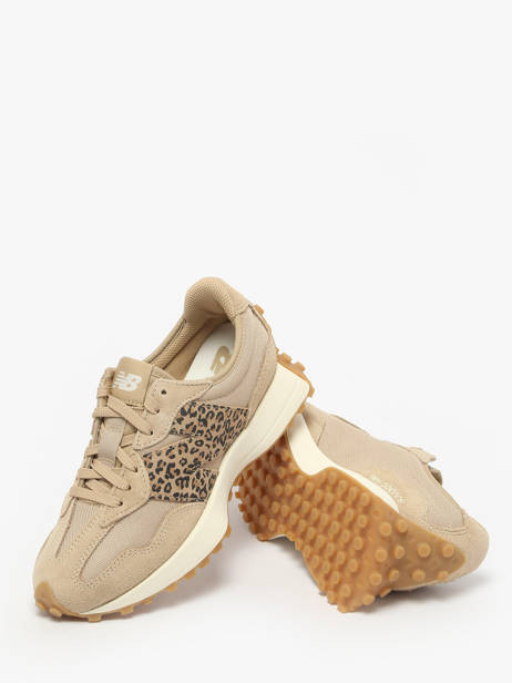 Sneakers Uit Leder New balance Beige women WS327LPA ander zicht 2